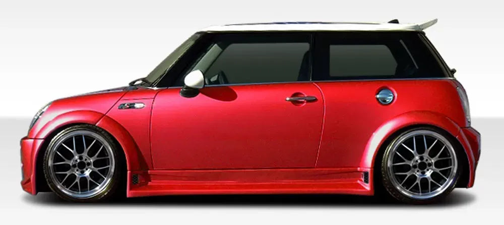 Duraflex Type Z Wide Body Fender Compatible With 2002-2006 MINI Cooper - 6 Piece