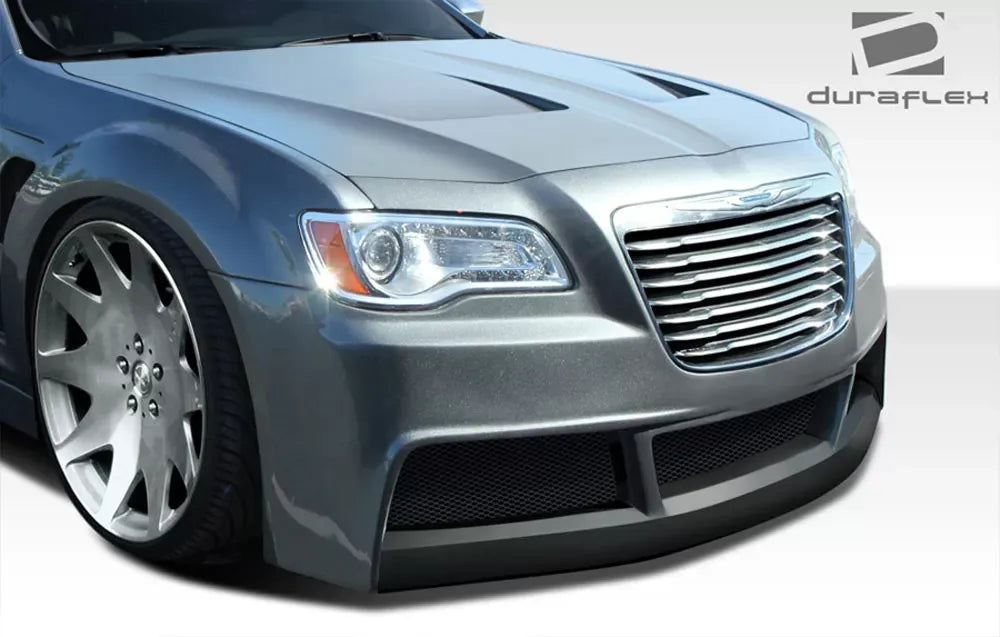 Duraflex Brizio Front Bumper Cover Compatible With 2011-2023 Chrysler 300 - 1 Piece