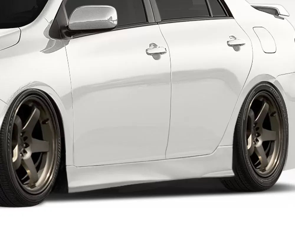 Duraflex GT Concept Side Skirts Compatible With 2009-2013 Toyota Corolla - 2 Piece