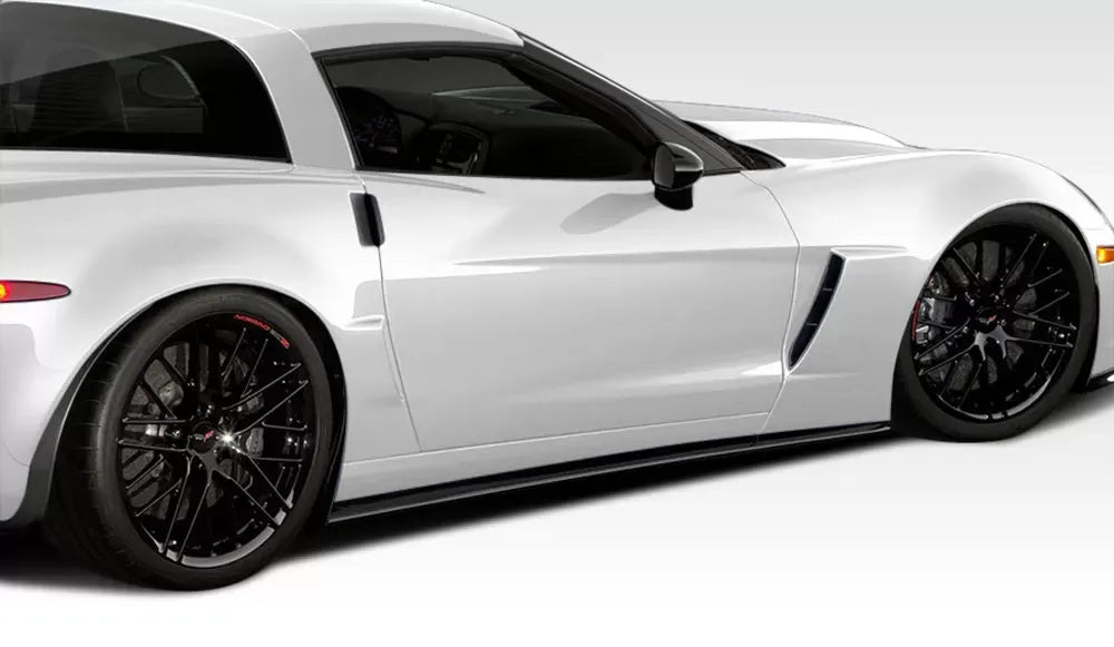 Duraflex GT500 Side Skirts Compatible With 2005-2013 Chevrolet Corvette - 2 Piece