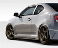 Duraflex GT-R Side Skirts Compatible With 2011-2015 Scion TC - 2 Piece