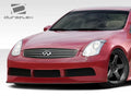 Duraflex GT500 Wide Body Front Bumper Cover Compatible With 2003-2007 Infiniti G Coupe - 1 Piece