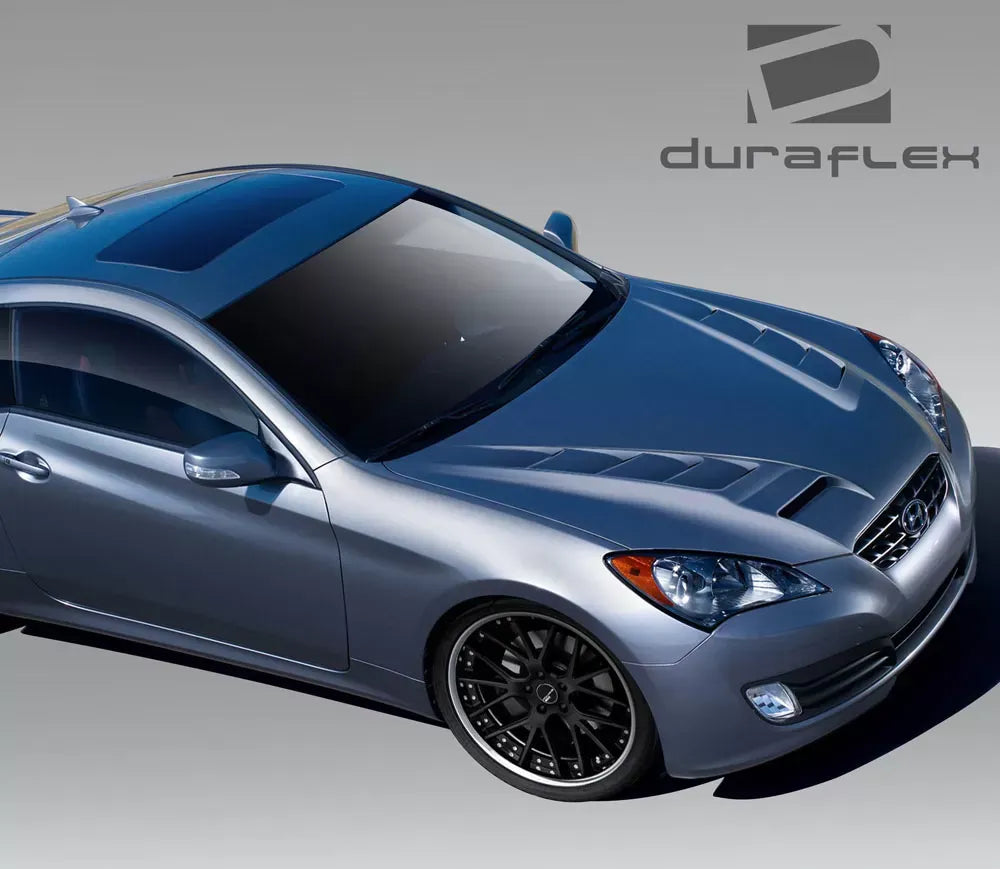 Duraflex RS-1 Hood Compatible With 2010-2012 Hyundai Genesis - 1 Piece