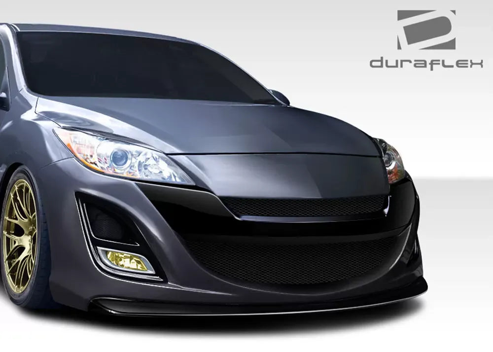 Duraflex X-Sport Front Bumper Cover Compatible With 2010-2013 Mazda 3 - 1 Piece