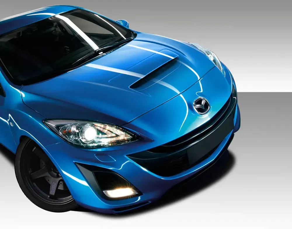 Duraflex M-Speed Hood Compatible With 2010-2013 Mazda 3 - 3 Piece