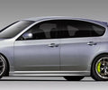 Duraflex STI Look Side Skirts Compatible With 2008-2011 Subaru Impreza - 2 Piece