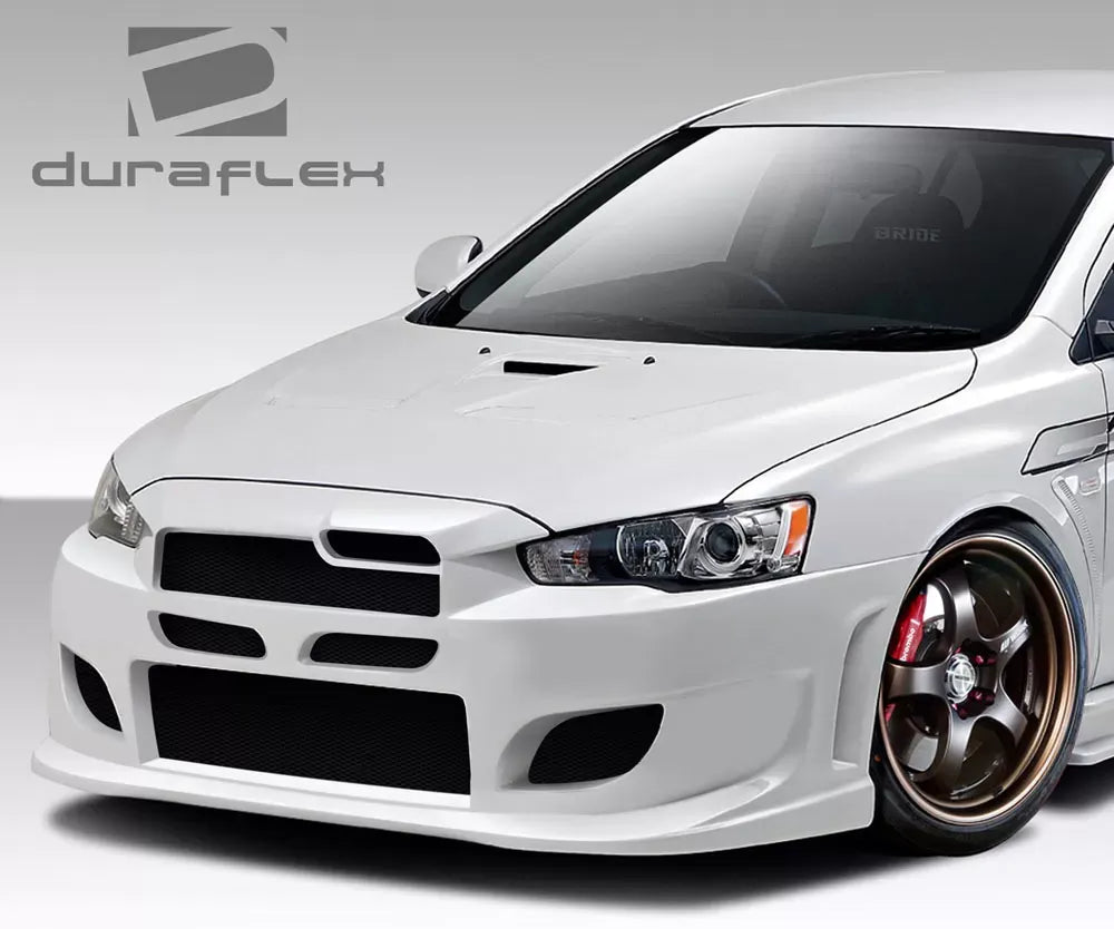 Duraflex I-Spec Front Bumper Cover Compatible With 2008-2017 Mitsubishi Lancer - 1 Piece