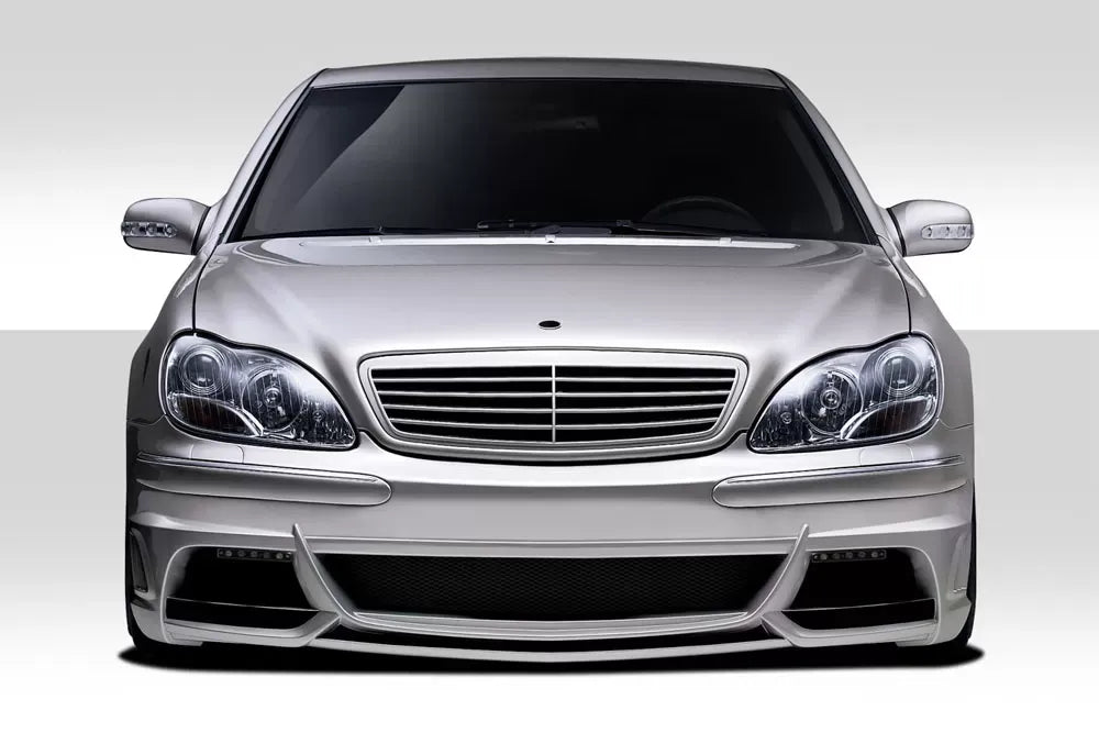 Duraflex W-3 Front Bumper Cover Compatible With 2000-2002 Mercedes S Class - 1 Piece