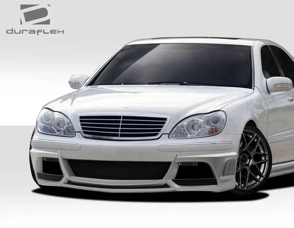 Duraflex W-3 Front Bumper Cover Compatible With 2003-2006 Mercedes S Class - 1 Piece