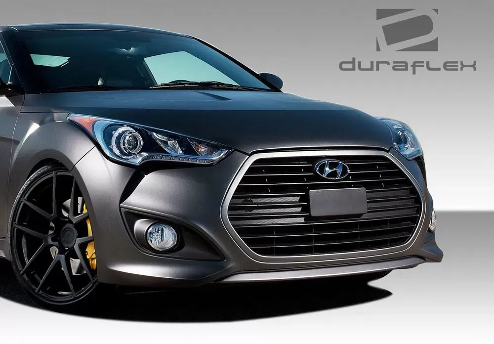 Duraflex Turbo 2 Front Bumper Cover Compatible With 2012-2017 Hyundai Veloster - 1 Piece