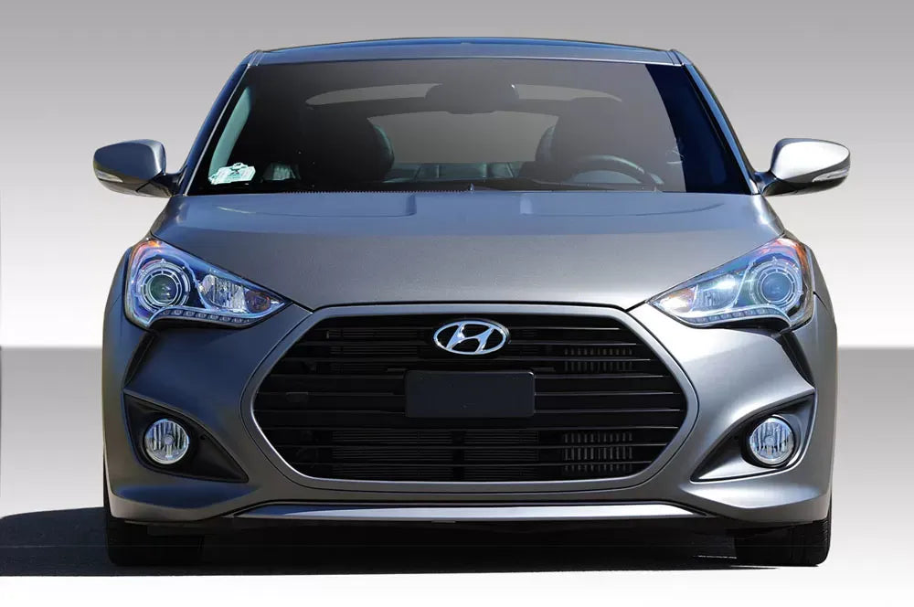 Duraflex Turbo 2 Front Bumper Cover Compatible With 2012-2017 Hyundai Veloster - 1 Piece