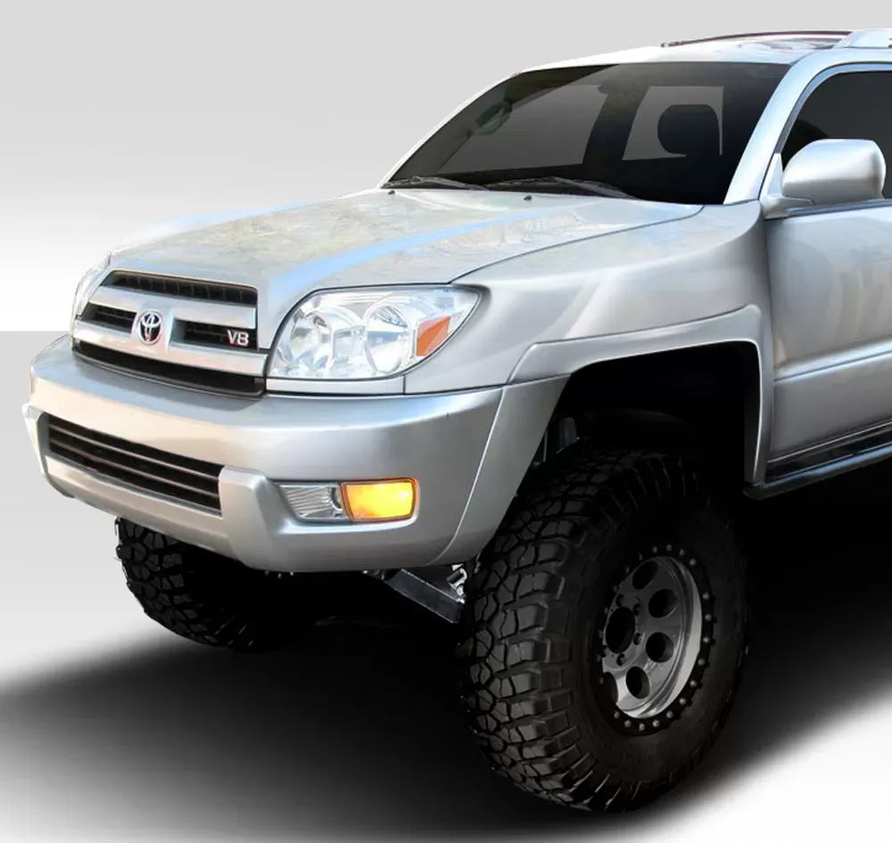 Duraflex Bulge Front Fenders Compatible With 2003-2009 Toyota 4Runner - 2 Piece