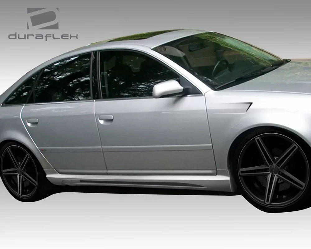 Duraflex CT-R Side Skirts Compatible With 1998-2004 Audi A6 - 2 Piece