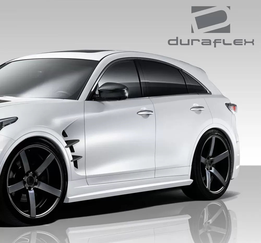 Duraflex CT-R Side Skirts Compatible With 2009-2017 Infiniti FX - 2 Piece