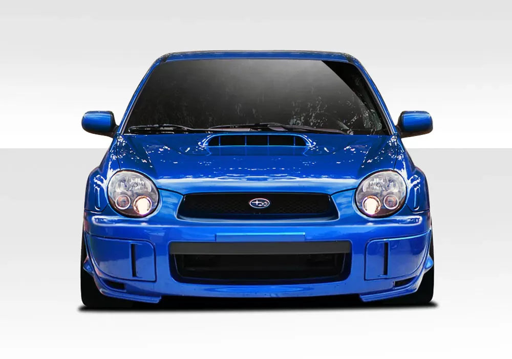 Duraflex STI Look Front Bumper Cover Compatible With 2002-2003 Subaru Impreza - 1 Piece