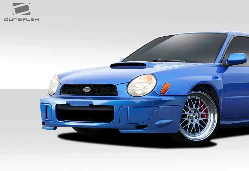 Duraflex STI Look Front Bumper Cover Compatible With 2002-2003 Subaru Impreza - 1 Piece