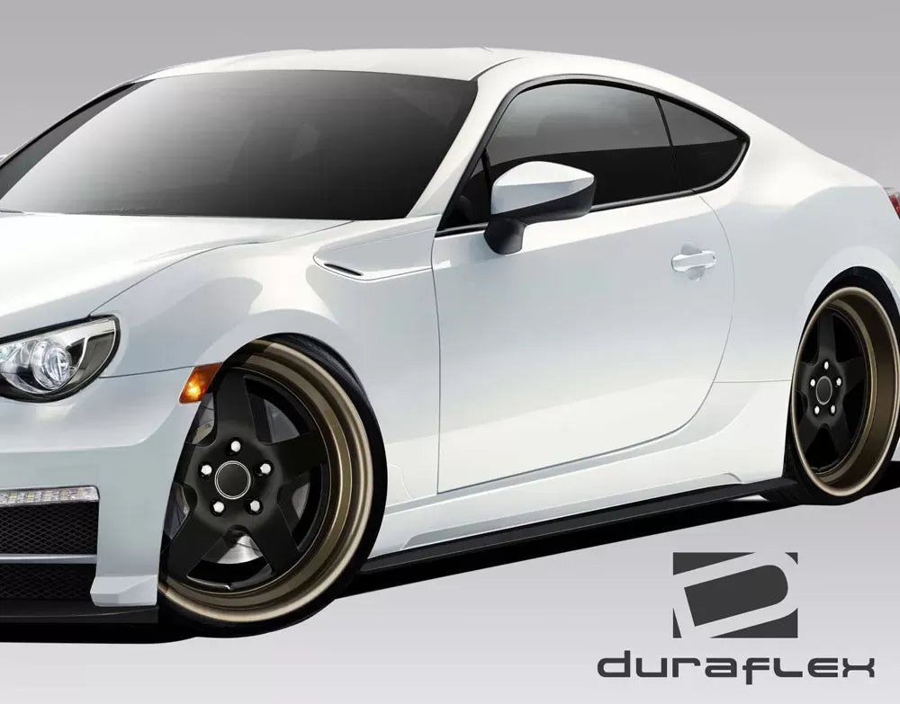 Duraflex 86-R Side Skirts Compatible With 2013-2020 FRS 86 BRZ - 2 Piece