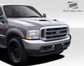 Duraflex CVX Version 2 Hood Compatible With 1999-2007 Ford Super Duty - 1 Piece