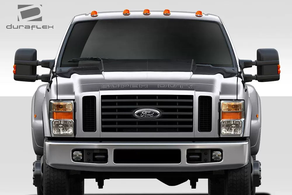 Duraflex Cowl Hood Compatible With 2008-2010 Ford Super Duty - 1 Piece