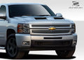 Duraflex CVX Hood Compatible With 2007-2013 Chevrolet Silverado - 1 Piece