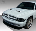 Duraflex CVX Hood Compatible With 1997-2004 Dodge Dakota - 1 Piece