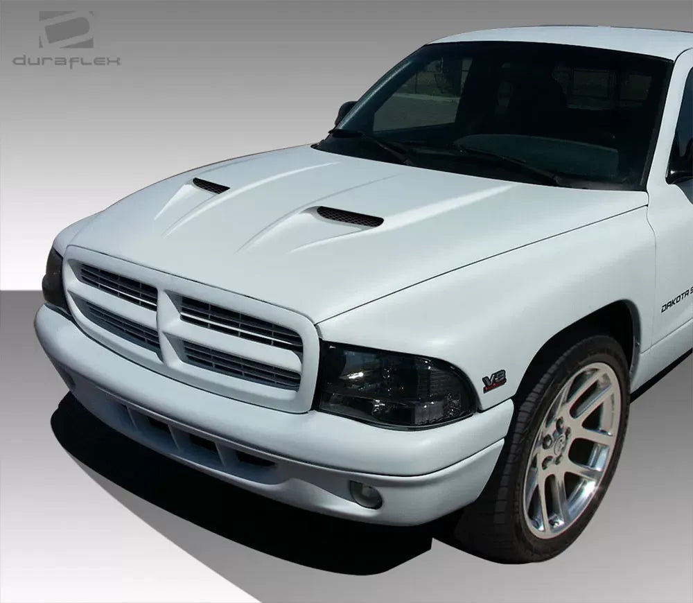 Duraflex CVX Hood Compatible With 1997-2004 Dodge Dakota - 1 Piece
