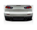 Duraflex Evo X V2 Rear Bumper Cover Compatible With 2008-2017 Mitsubishi Lancer - 1 Piece