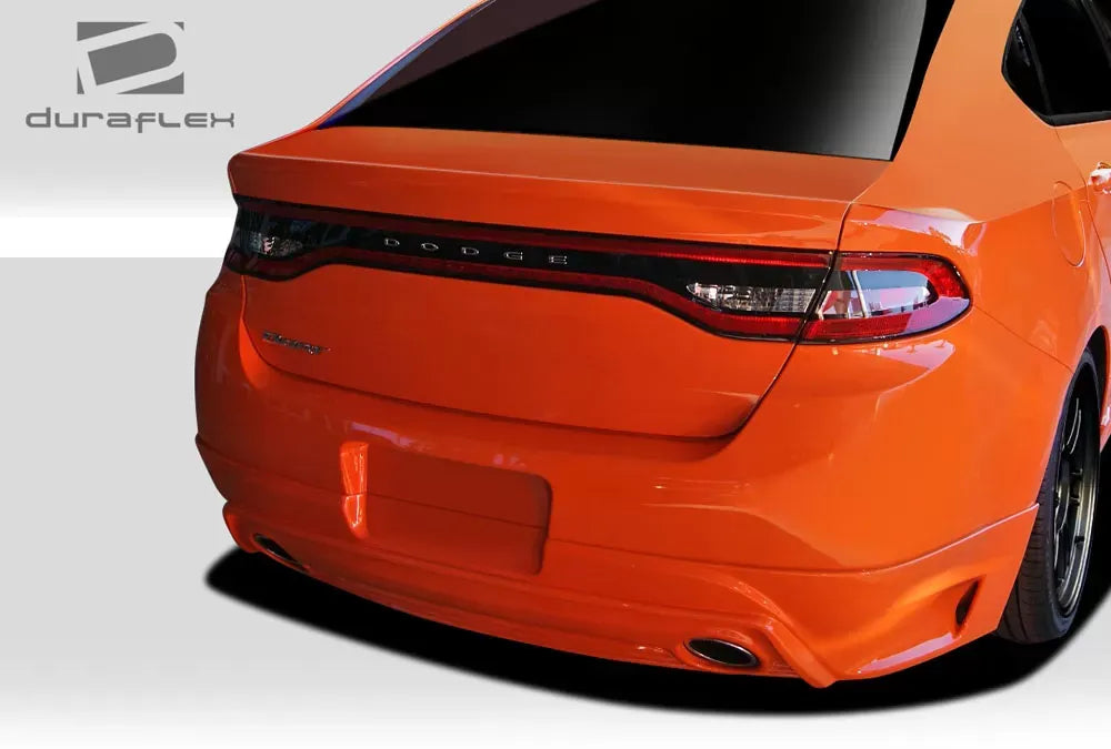 Duraflex Racer Rear Lip Add On Spoiler Compatible With 2013-2016 Dodge Dart - 1 Piece