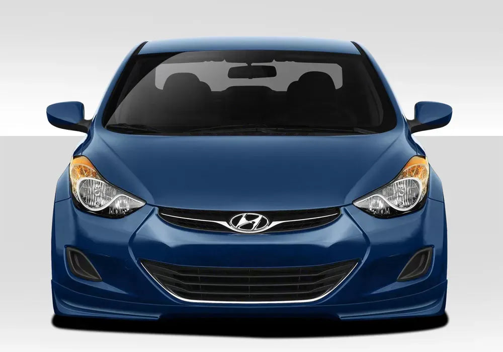 Duraflex Racer Front Lip Spoiler Compatible With 2011-2013 Hyundai Elantra - 1 Piece