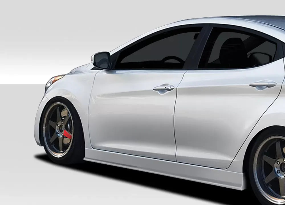 Duraflex Racer Side Skirts Compatible With 2011-2015 Hyundai Elantra - 2 Piece