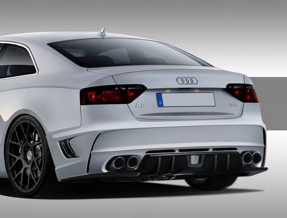 Duraflex Eros Version 1 Rear Bumper Cover Compatible With 2008-2016 Audi A5 - 1 Piece