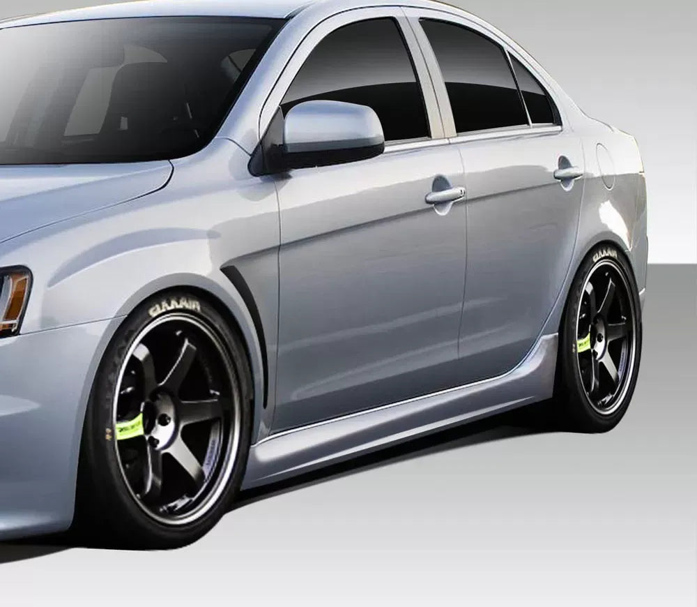 Duraflex Evo X V3 Side Skirts Compatible With 2008-2017 Mitsubishi Lancer - 2 Piece