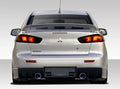 Duraflex Evo X V3 Rear Bumper Cover Compatible With 2008-2017 Mitsubishi Lancer - 1 Piece