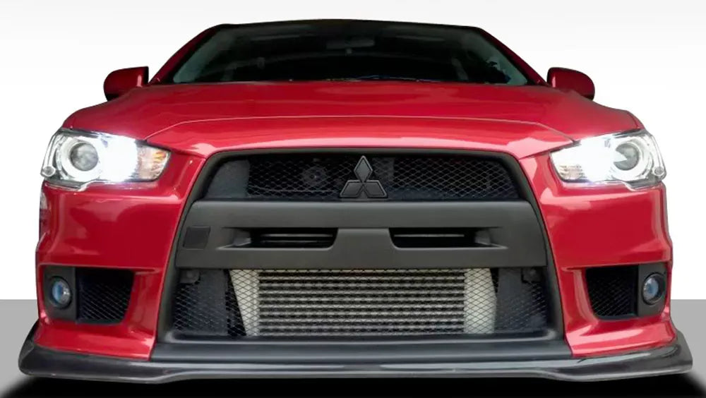 Duraflex JDP Style Front Lip Spoiler Compatible With 2008-2015 Mitsubishi Evolution - 1 Piece