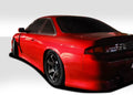Duraflex V-Speed Wide Body Rear Fenders Compatible With 1995-1998 Nissan 240SX - 2 Piece