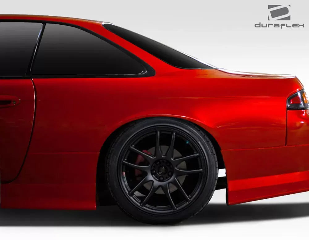 Duraflex C-Speed Rear Fenders Compatible With 1995-1998 Nissan 240SX - 2 Piece
