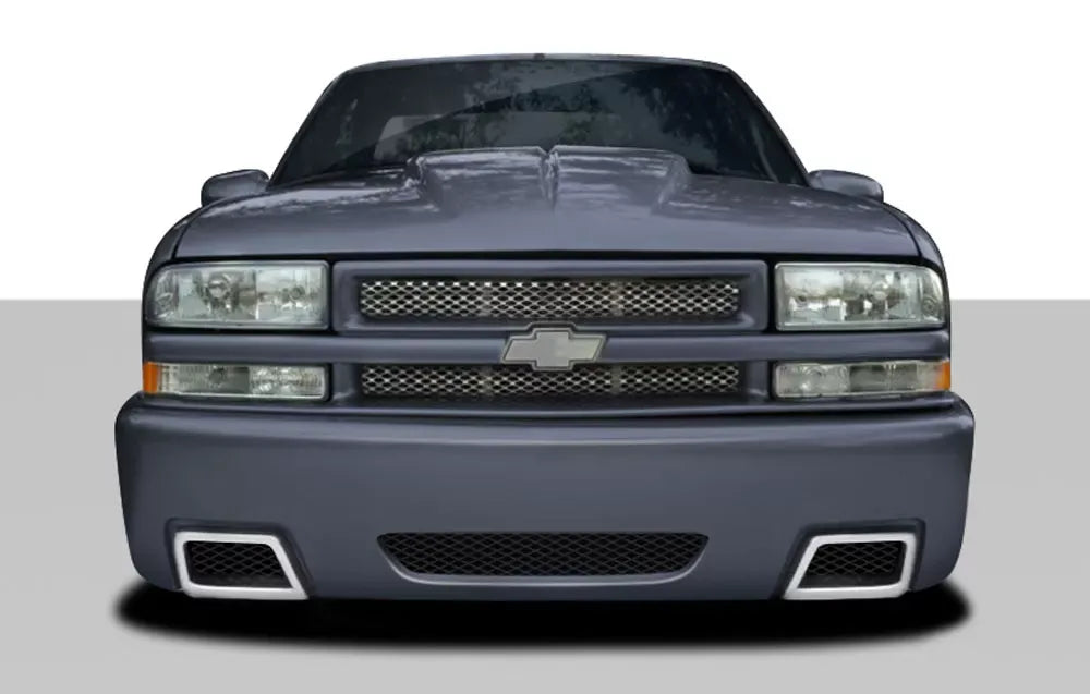 Duraflex SS Look Front Bumper Cover Compatible With 1994-2004 Chevrolet S-10 - 1 Piece