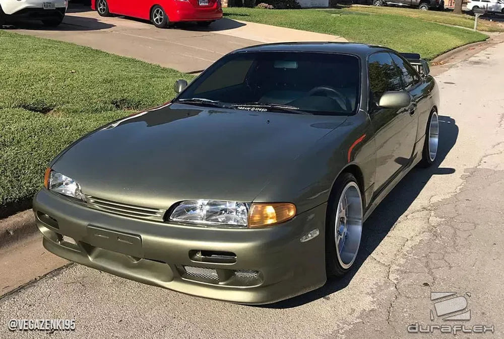 Duraflex N Sport Front Bumper Cover Compatible With 1995-1996 Nissan 240SX - 1 Piece