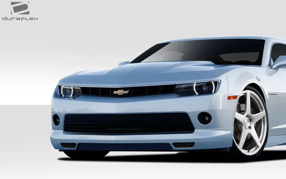 Duraflex Racer Front Lip Spoiler Compatible With 2014-2015 Chevrolet Camaro V6 - 1 Piece