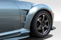 Duraflex M-Speed Front Fenders Compatible With 2004-2008 Mazda RX8 - 2 Piece