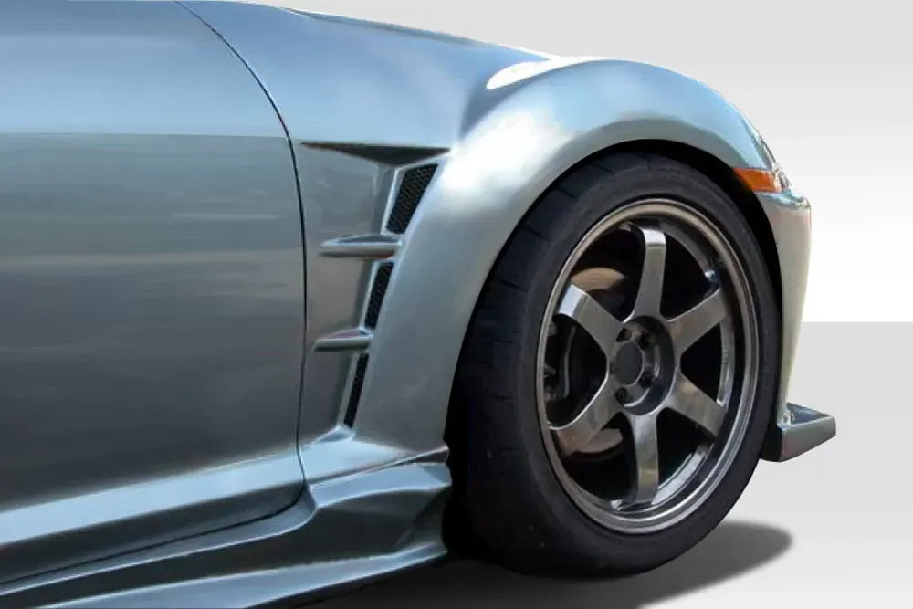 Duraflex M-Speed Front Fenders Compatible With 2004-2008 Mazda RX8 - 2 Piece