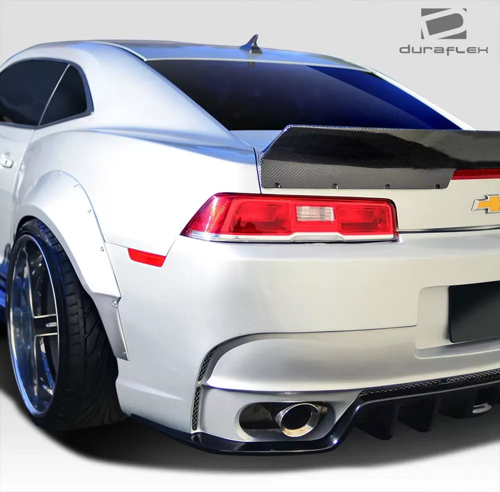 Duraflex GT Concept Wide Body Rear Fender Flares Compatible With 2010-2015 Chevrolet Camaro - 2 Piece