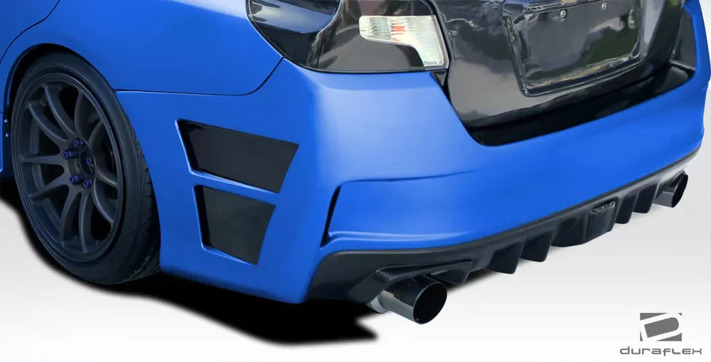 Duraflex NBR Concept Rear Bumper Cover Compatible With 2015-2021 Subaru WRX - 1 Piece