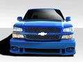 Duraflex BT-3 Front Bumper Cover Compatible With 2003-2006 Chevrolet Silverado - 1 Piece