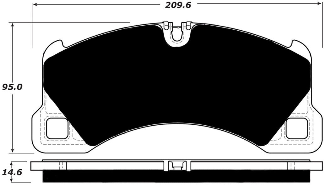 Porterfield Brake Pads for 2018 PORSCHE MACAN TURBO