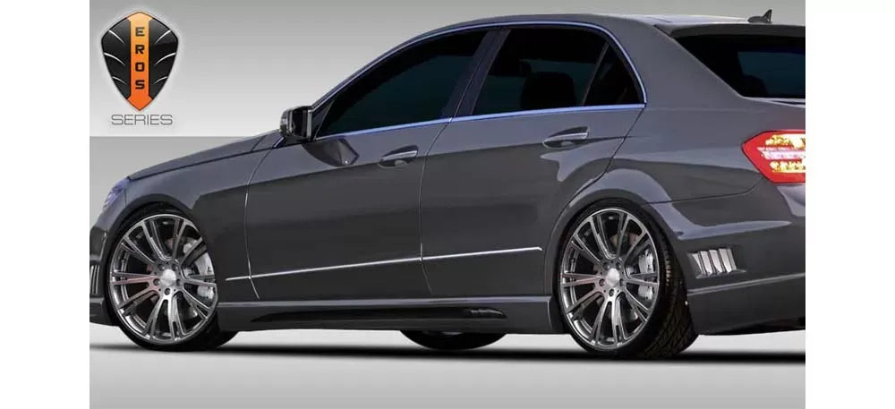 Duraflex Eros Version 1 Side Skirts Compatible With 2010-2016 Mercedes E Class - 2 Piece