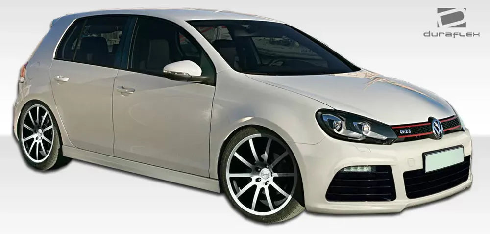 Duraflex R Look Front Bumper Cover Compatible With 2010-2014 Volkswagen Golf - 1 Piece