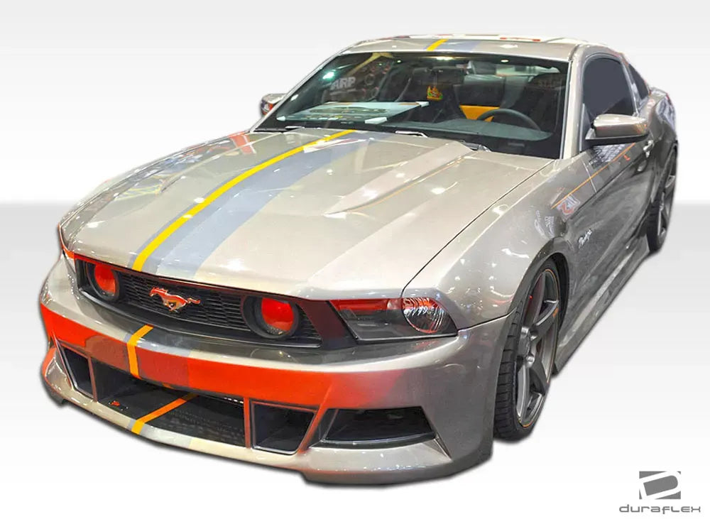 Duraflex Tjin Front Bumper Cover Compatible With 2010-2012 Ford Mustang - 1 Piece