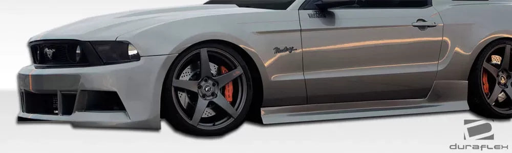 Duraflex Tjin Front Bumper Cover Compatible With 2010-2012 Ford Mustang - 1 Piece
