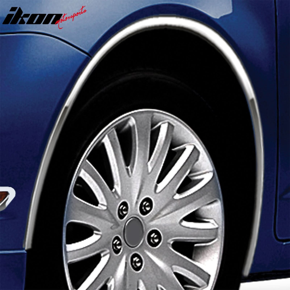 Universal 0.8X21 Chrome Fender Flare Wheel Protector Molding Edge Trim